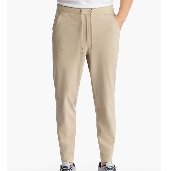 Birddogs Tan and Black Lined Joggers - L